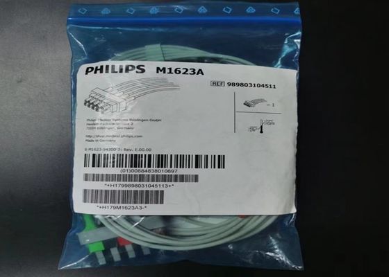 PHILIP M1623A 医療機器用消耗品 5 鉛ECGケーブル 989803104511