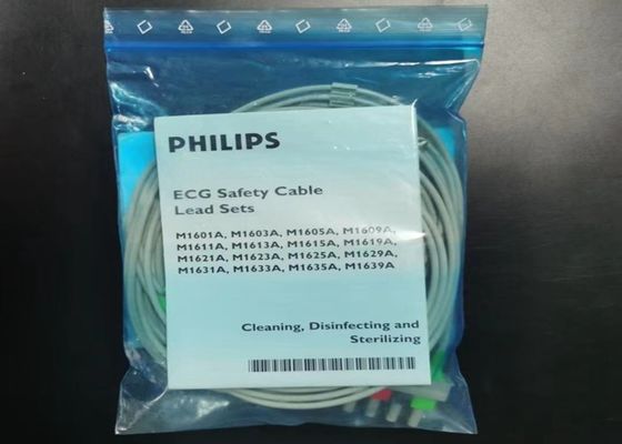 PHILIP M1623A 医療機器用消耗品 5 鉛ECGケーブル 989803104511