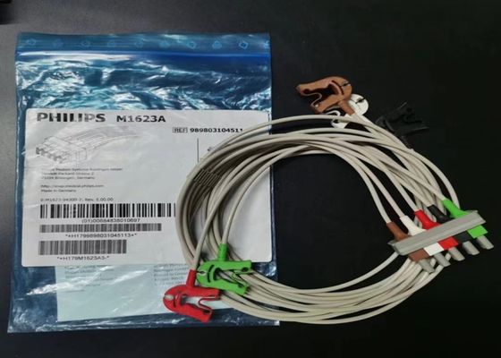 PHILIP M1623A 医療機器用消耗品 5 鉛ECGケーブル 989803104511
