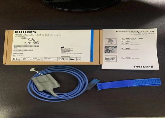 PHILIP M1191BL 成人用SPO2センサー 再利用可能 3mDヘッド 8ピン Ref 989803144381