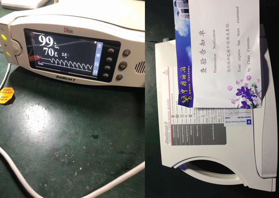 マシモ ラジカル 7 病院の家庭内ケアのために使用された脈動オキシメーター