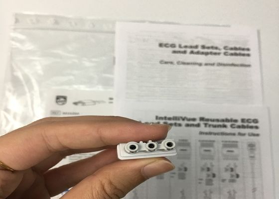 M1626A 病院 診療所 用の再利用可能なECGリードセットケーブル