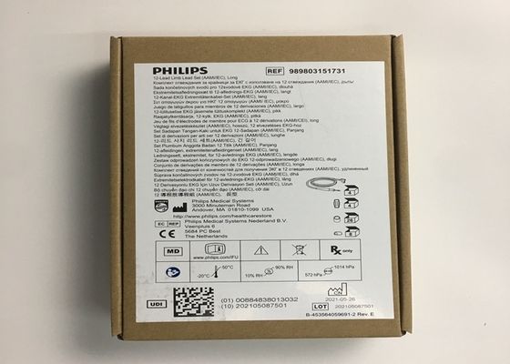 PHLIP ECG 交換部品, AMMI IEC 12 リード ECG 手足のリード 1.4M 989803151731