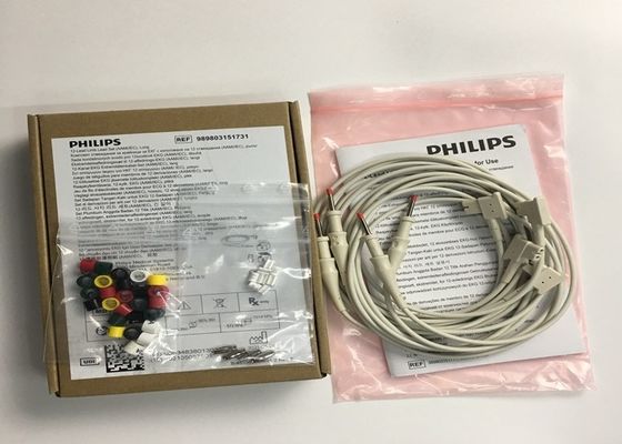 PHLIP ECG 交換部品, AMMI IEC 12 リード ECG 手足のリード 1.4M 989803151731