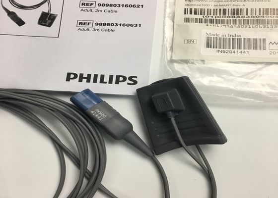 フリップ エフィシア 再利用可能な SpO2 センサー D ヘッド 8ピン 3M 989803160631