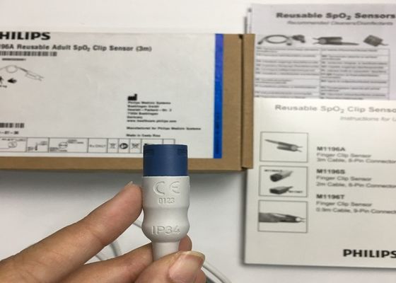 Phlip M1196A ECG 交換部品 指クリップセンサー 3M 8 PIN コネクタ