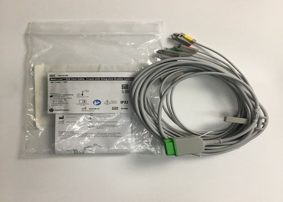 3 リードECG トランクケーブル 2106309-002 組み込み Grabber Leadwire 12FT