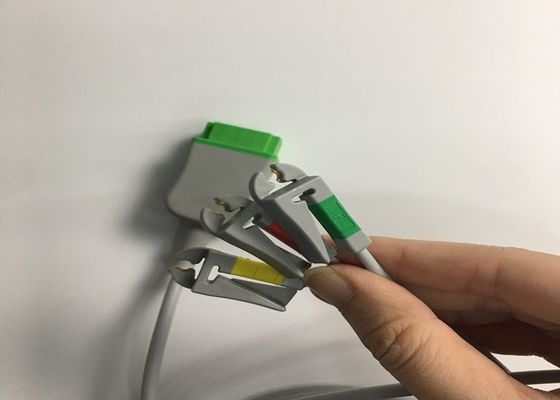 3 リードECG トランクケーブル 2106309-002 組み込み Grabber Leadwire 12FT