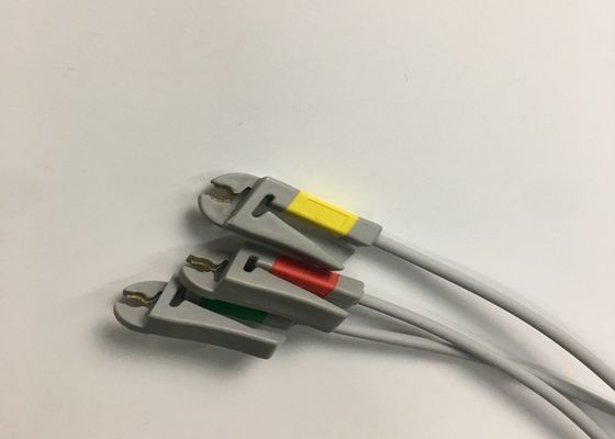 3 リードECG トランクケーブル 2106309-002 組み込み Grabber Leadwire 12FT
