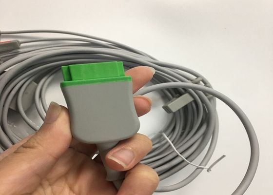 3 リードECG トランクケーブル 2106309-002 組み込み Grabber Leadwire 12FT