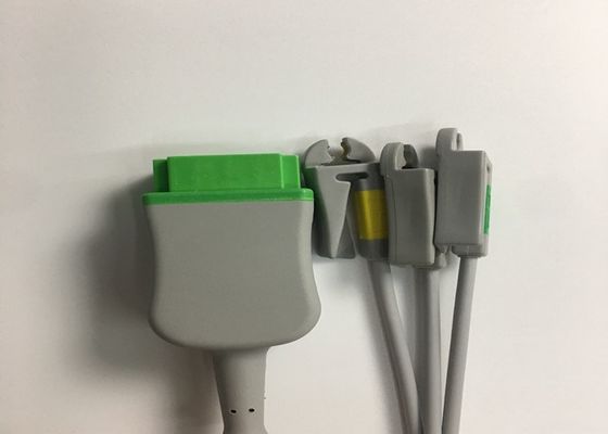 3 リードECG トランクケーブル 2106309-002 組み込み Grabber Leadwire 12FT