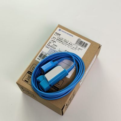 NIHON KOHDEN 患者モニター 指検知器 成人 SpO2 クリップ P225F モデル:TL-201T L 1.6m