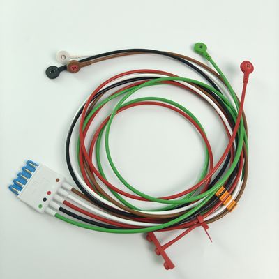989803144991 患者モニターアクセサリー PHILIP CBL 5 リードセット スナップ AAMI ICU REF M1644A