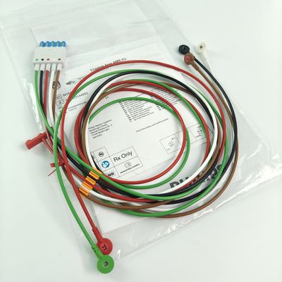 989803144991 患者モニターアクセサリー PHILIP CBL 5 リードセット スナップ AAMI ICU REF M1644A