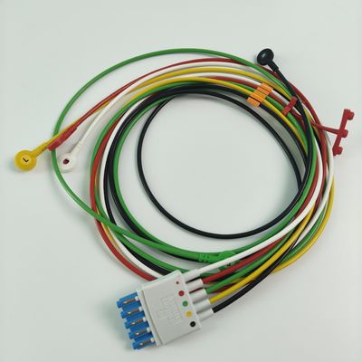 PHILIP 患者モニター オリジナル CBL 5 リードセット スナップ IEC ICU REF M1645A 989803145001