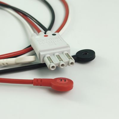 REF M1673A PHILIP 患者モニター CBL 3 リードセット スナップ AAMI ICU PN 989803145111