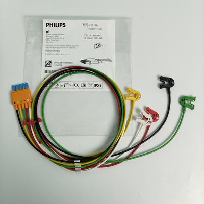 989803125871 医療機器の消耗品 PHILIP 患者モニター 原 CBL 5 リードセット 取っ手 IEC OR REF M1974A