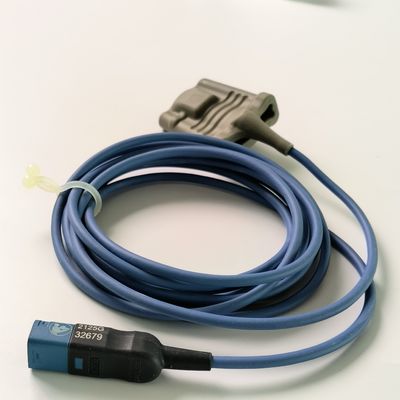 PHILIP オリジナル M1191BL 再利用可能な成人用 SpO2センサー (3m) REF:989803144381