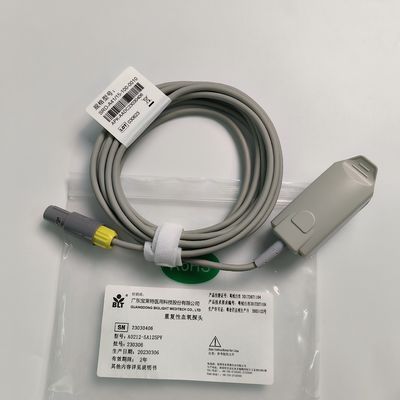統合成人の指クリップ 5針付き血液酸素探知器 イエローレモコネクタ PN 15-100-0010
