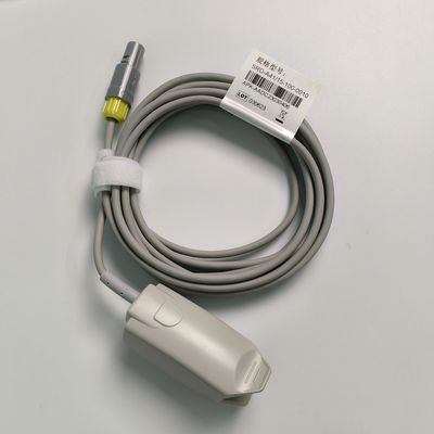 統合成人の指クリップ 5針付き血液酸素探知器 イエローレモコネクタ PN 15-100-0010