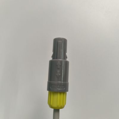 統合成人の指クリップ 5針付き血液酸素探知器 イエローレモコネクタ PN 15-100-0010
