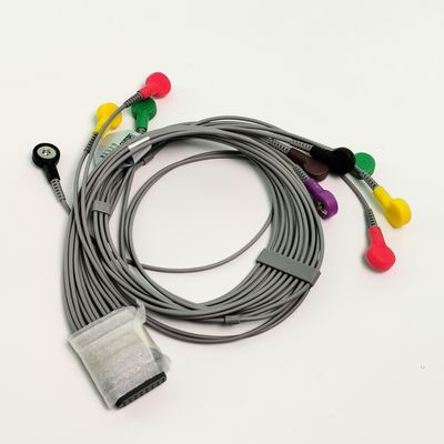 オリジナルのダイナミックホルターECGリードワイヤー 12リードボタンのタイプ REF EL10NISH01 IPN 01.57.471450