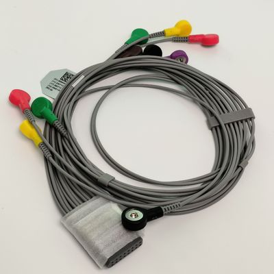 オリジナルのダイナミックホルターECGリードワイヤー 12リードボタンのタイプ REF EL10NISH01 IPN 01.57.471450
