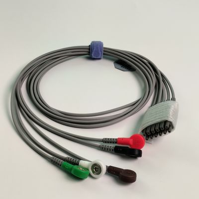 IT20 ECG テレメトリ リードワイヤ 5 リード アメリカンスタンダード バックルスタイル REF EL05DASY1