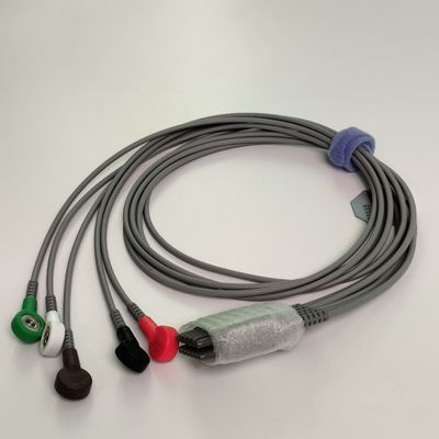 IT20 ECG テレメトリ リードワイヤ 5 リード アメリカンスタンダード バックルスタイル REF EL05DASY1
