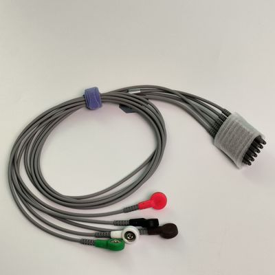 IT20 ECG テレメトリ リードワイヤ 5 リード アメリカンスタンダード バックルスタイル REF EL05DASY1
