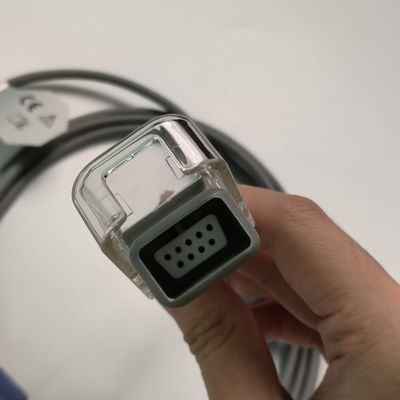REF SHEC3 血液酸素延長ケーブル 2M 青い丸頭 シングルスロット 7ピン L 2.0 メートル