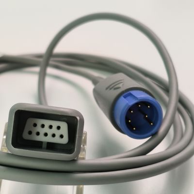 REF SHEC3 血液酸素延長ケーブル 2M 青い丸頭 シングルスロット 7ピン L 2.0 メートル