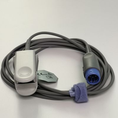 7針付き指クリップ 血液酸素探査器 血液酸素センサー 大人 2.5M 再利用可能 REF SH1