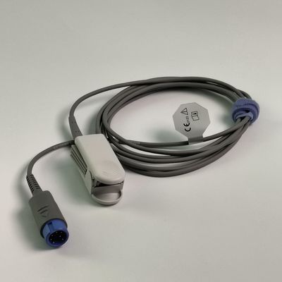 7針付き指クリップ 血液酸素探査器 血液酸素センサー 大人 2.5M 再利用可能 REF SH1