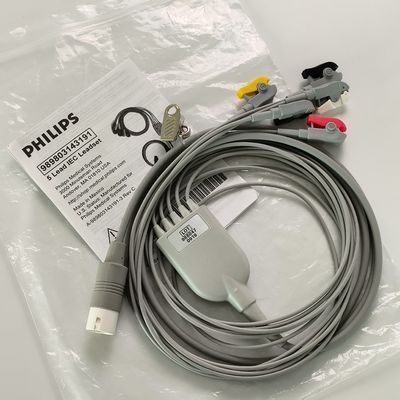 PHILIP 患者モニター オリジナル 5 Lead IECセット REF: 989803143191