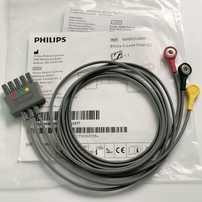 PHILIP オリジナル CBL 3 リードワイヤセット スナップ IEC ICU REF:989803160681