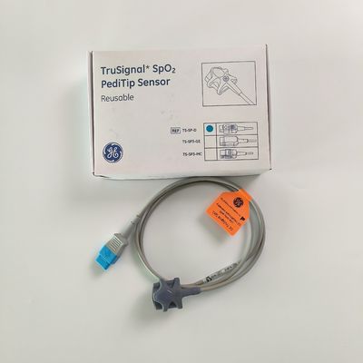 GE オリジナル デイトックス-オヘメダ トゥルシグナル SpO2 ペディティップセンサー 再利用可能 REF: TS-SP-D