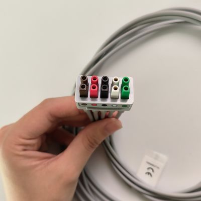 マルチリンクECGリードワイヤー交換可能なセット 5リードグリッバー AHA 74cm/29in. REF: 414556-001