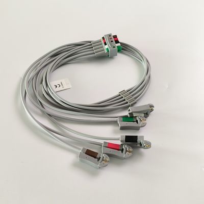 マルチリンクECGリードワイヤー交換可能なセット 5リードグリッバー AHA 74cm/29in. REF: 414556-001