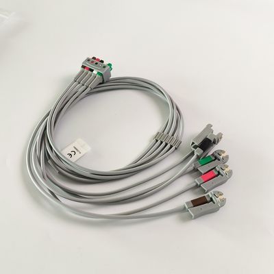 マルチリンクECGリードワイヤー交換可能なセット 5リードグリッバー AHA 74cm/29in. REF: 414556-001