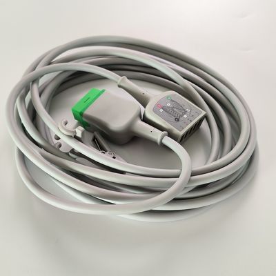 Vyaire GE オリジナルマルチリンクECGケアケーブル 3/5-リードAHA 3.6m / 12 Ft. REF: 2017003-001