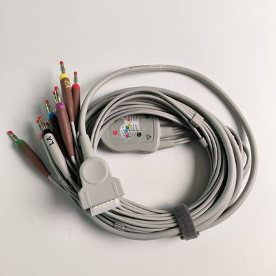 電気心電図装置 統合 12 鉛線 15 ピン バナナヘッド 4.0 胸ガイド 3.2M