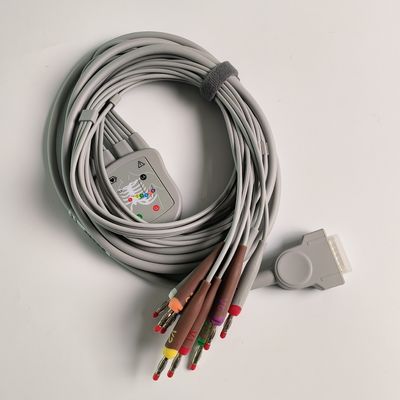 電気心電図装置 統合 12 鉛線 15 ピン バナナヘッド 4.0 胸ガイド 3.2M