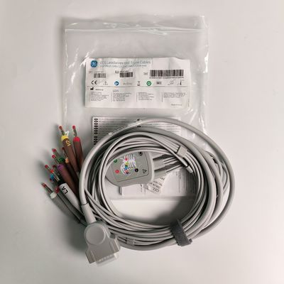 電気心電図装置 統合 12 鉛線 15 ピン バナナヘッド 4.0 胸ガイド 3.2M