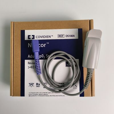 COVIDIEN オリジナル 成人の SpO2 センサー 再利用可能 > 40kg 技術 REF:DS100A