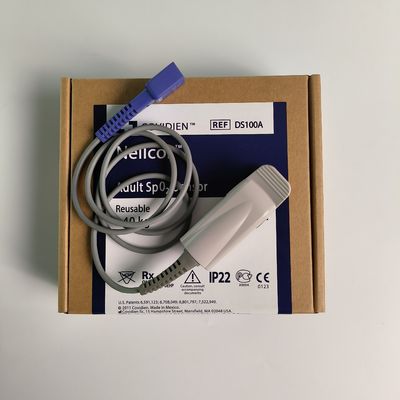 COVIDIEN オリジナル 成人の SpO2 センサー 再利用可能 > 40kg 技術 REF:DS100A