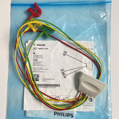 テレメトリー 3 リード ヨーロッパの標準 クラップ ECG 3 リード グラバー IEC Tele REF:989803171901