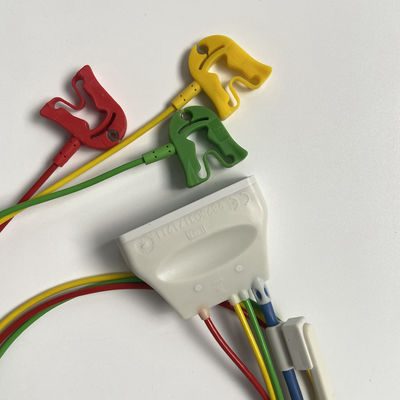 血液酸素コネクタのECG3リードグリッバーの3ガイドヨーロッパ標準クランプ REF:989803171911