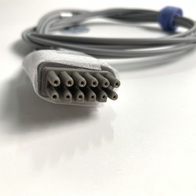 IT20 ECGテレメトリリードEDAN 5-リードスナップ AHA 再利用可能 REF: EL05DASY1