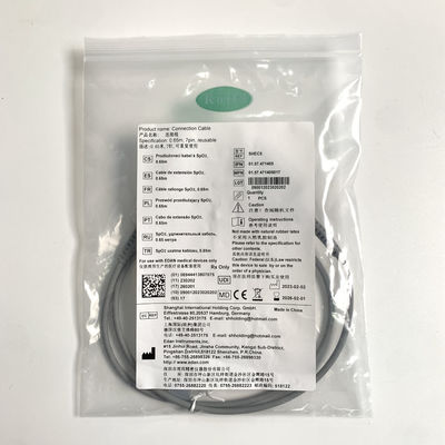EDAN オリジナル IT20 テレメトリ 血液酸素転送延長線 D ヘッド 7針 0.65M REF SHEC5